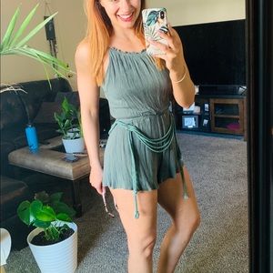 Olive Green Romper